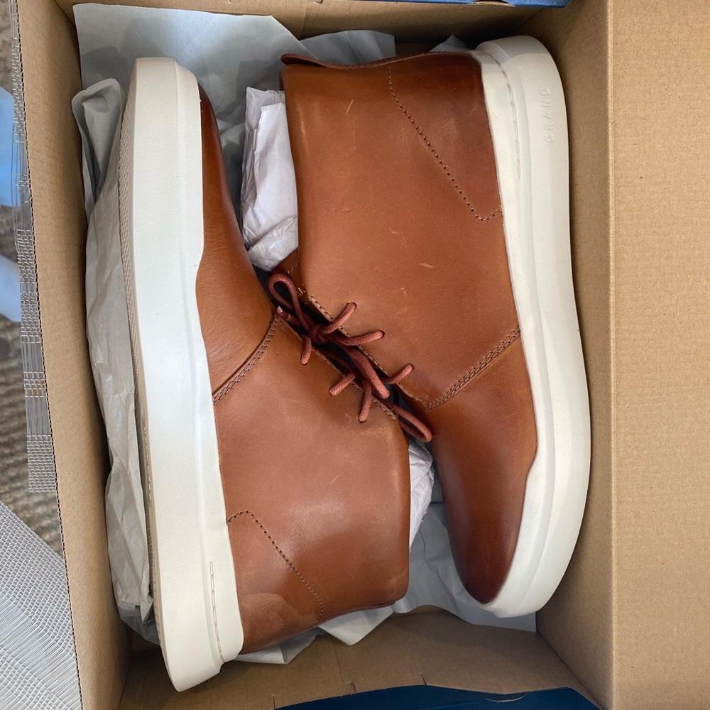 BRAND NEW!! Cole Haann high top lace up dress shoes